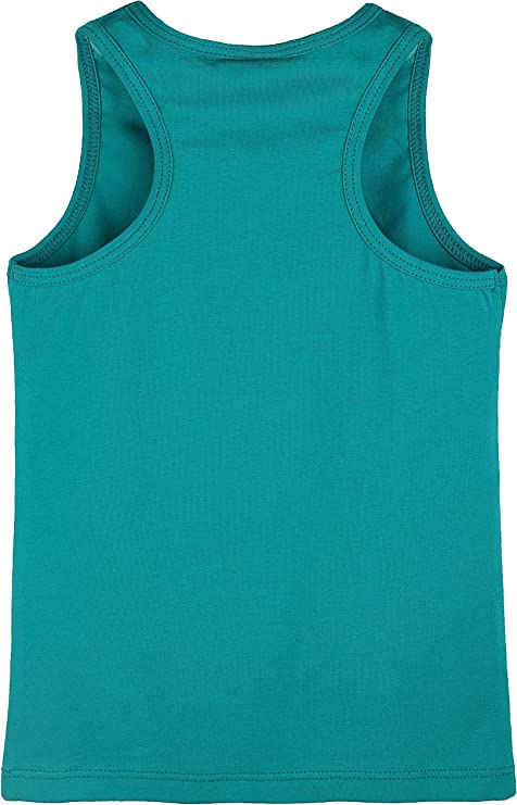 Girls' Soft Solid Cotton Blend Racerback Tank Top / 5 to 7 Years LILAX