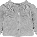 Baby Girl Knit Cardigan Long Sleeve Sweater LILAX