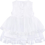 Baby Girls Wedding Party Dress Princess Tulle Gown 4 Piece Newborn Set