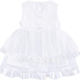 Baby Girls Wedding Party Dress Princess Tulle Gown 4 Piece Newborn Set