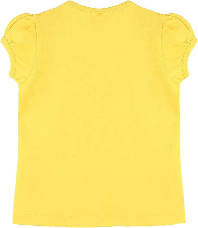 Girls' Basic Cotton T-Shirt  Short Puff Sleeve Crewneck / Toddler LILAX