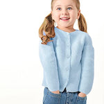 Baby Girl Knit Cardigan Long Sleeve Sweater LILAX