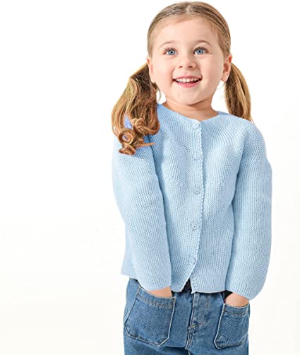 Baby Girl Knit Cardigan Long Sleeve Sweater LILAX