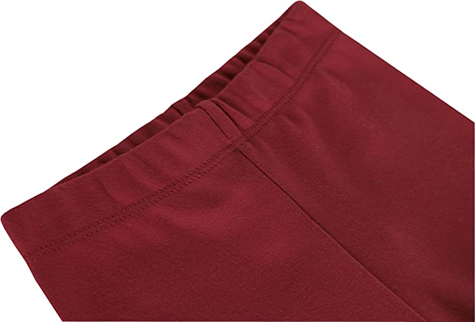 Girls' Basic Soft Leggings Solid Full Length Cotton / Toddler LILAX