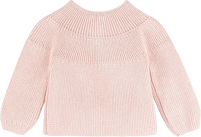 Baby Girl Knit Cardigan Long Sleeve Sweater LILAX