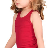 Girls' Soft Solid Cotton Blend Racerback Tank Top / Toddler LILAX