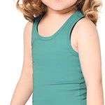 Girls' Soft Solid Cotton Blend Racerback Tank Top / Toddler LILAX