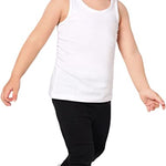 Girls' Soft Solid Cotton Blend Racerback Tank Top / 5 to 7 Years LILAX