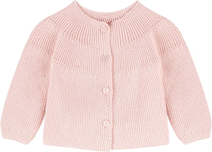 Baby Girl Knit Cardigan Long Sleeve Sweater LILAX