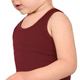 Girls' Soft Solid Cotton Blend Racerback Tank Top / 5 to 7 Years LILAX