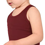 Girls' Soft Solid Cotton Blend Racerback Tank Top / Toddler LILAX