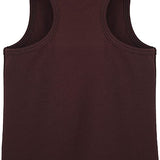 Girls' Soft Solid Cotton Blend Racerback Tank Top / 5 to 7 Years LILAX