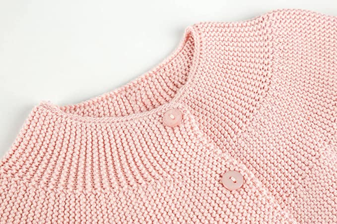 Baby Girl Knit Cardigan Long Sleeve Sweater LILAX