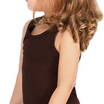 Girls' Soft Solid Cotton Blend Racerback Tank Top / 5 to 7 Years LILAX