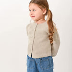 Baby Girl Knit Cardigan Long Sleeve Sweater