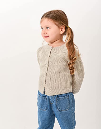 Baby Girl Knit Cardigan Long Sleeve Sweater