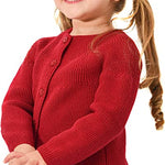 Baby Girl Knit Cardigan Long Sleeve Sweater LILAX