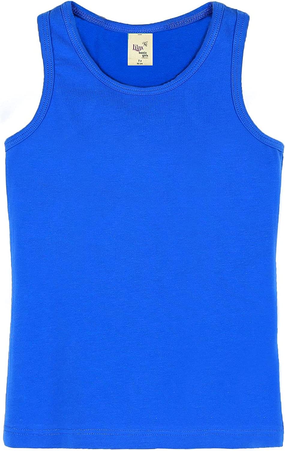 Girls' Soft Solid Cotton Blend Racerback Tank Top / Toddler LILAX