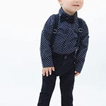 Boy Gentleman Tuxedo Dress Shirt Outfit Pant Set LILAX