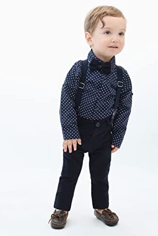 Boy Gentleman Tuxedo Dress Shirt Outfit Pant Set LILAX