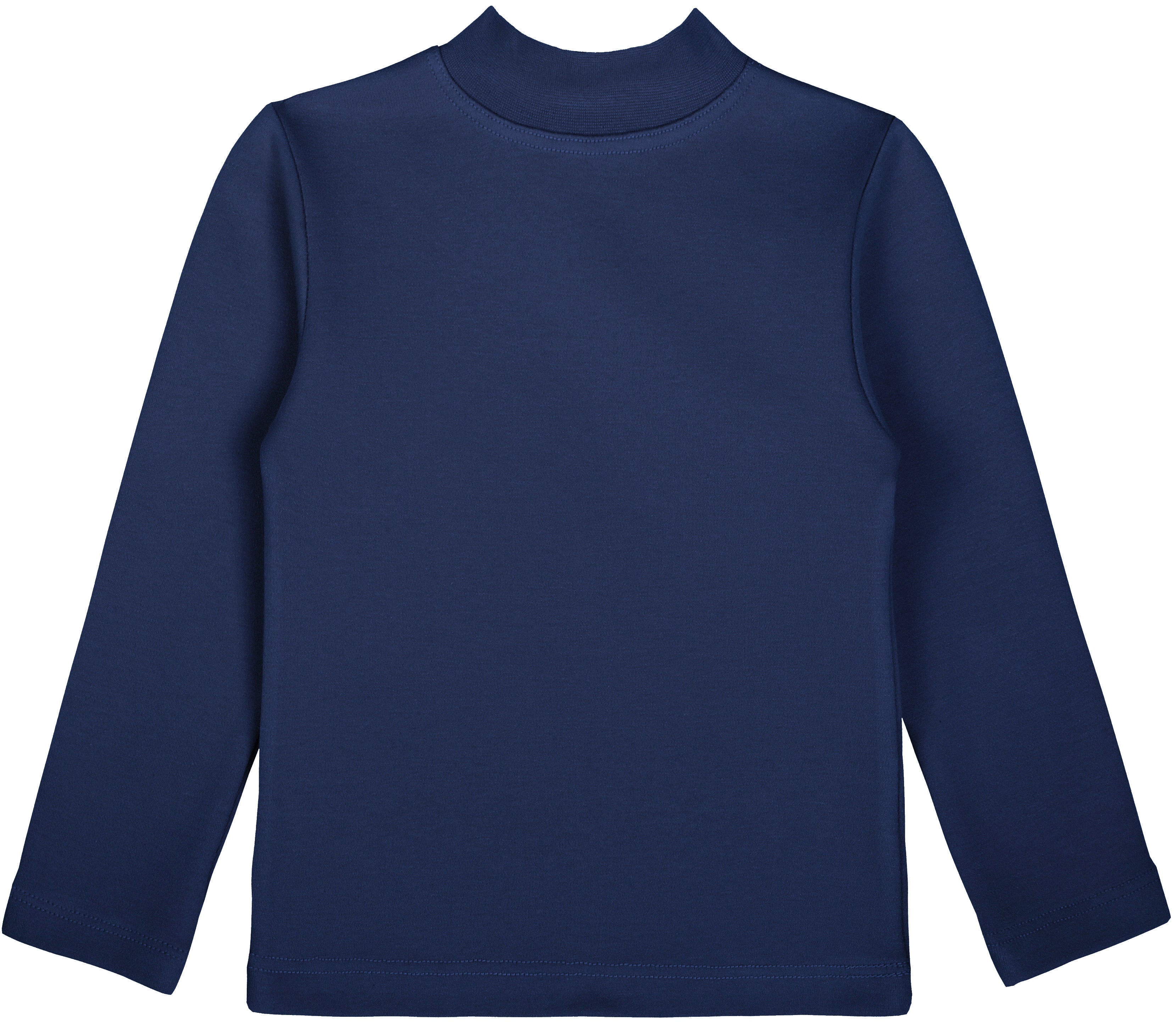 Girls' Basic Mock Turtleneck Long Sleeve Cotton Solid T-Shirt / 5 to 8 Years LILAX