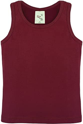 Girls' Soft Solid Cotton Blend Racerback Tank Top / Toddler LILAX