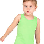 Girls' Soft Solid Cotton Blend Racerback Tank Top / 5 to 7 Years LILAX