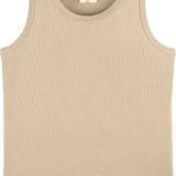 Girls' Soft Solid Cotton Blend Racerback Tank Top / Toddler LILAX