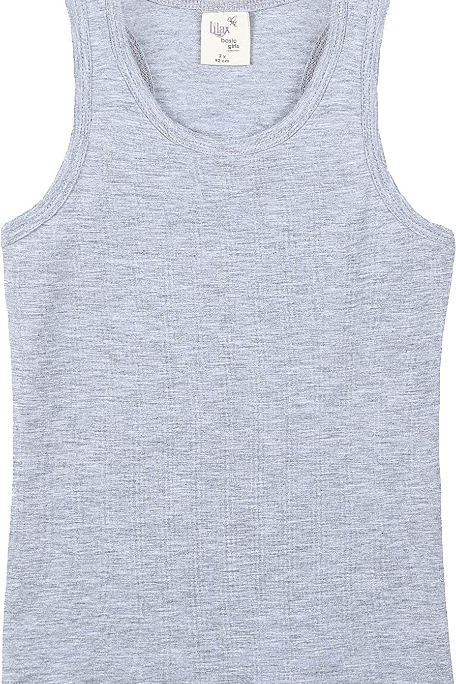 Girls' Soft Solid Cotton Blend Racerback Tank Top / Toddler LILAX