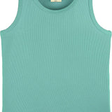 Girls' Soft Solid Cotton Blend Racerback Tank Top / Toddler LILAX