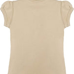 Baby Girls' Basic Short Puff Sleeve Round Neck T-Shirt / 12 to 24 Months LILAX