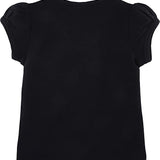 Baby Girls' Basic Short Puff Sleeve Round Neck T-Shirt / 6 to 12 Months LILAX