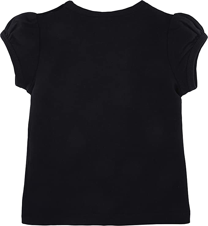 Baby Girls' Basic Short Puff Sleeve Round Neck T-Shirt / 6 to 12 Months LILAX