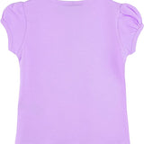 Baby Girls' Basic Short Puff Sleeve Round Neck T-Shirt / 6 to 12 Months LILAX