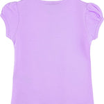 Baby Girls' Basic Short Puff Sleeve Round Neck T-Shirt / 12 to 24 Months LILAX