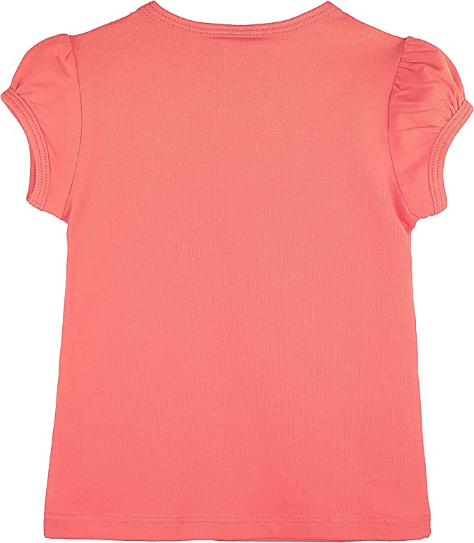 Baby Girls' Basic Short Puff Sleeve Round Neck T-Shirt / 6 to 12 Months LILAX