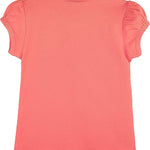 Baby Girls' Basic Short Puff Sleeve Round Neck T-Shirt / 12 to 24 Months LILAX