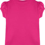 Baby Girls' Basic Short Puff Sleeve Round Neck T-Shirt / 6 to 12 Months LILAX