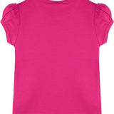 Baby Girls' Basic Short Puff Sleeve Round Neck T-Shirt / 6 to 12 Months LILAX