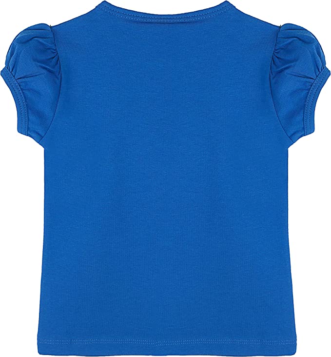 Baby Girls' Basic Short Puff Sleeve Round Neck T-Shirt / 6 to 12 Months LILAX