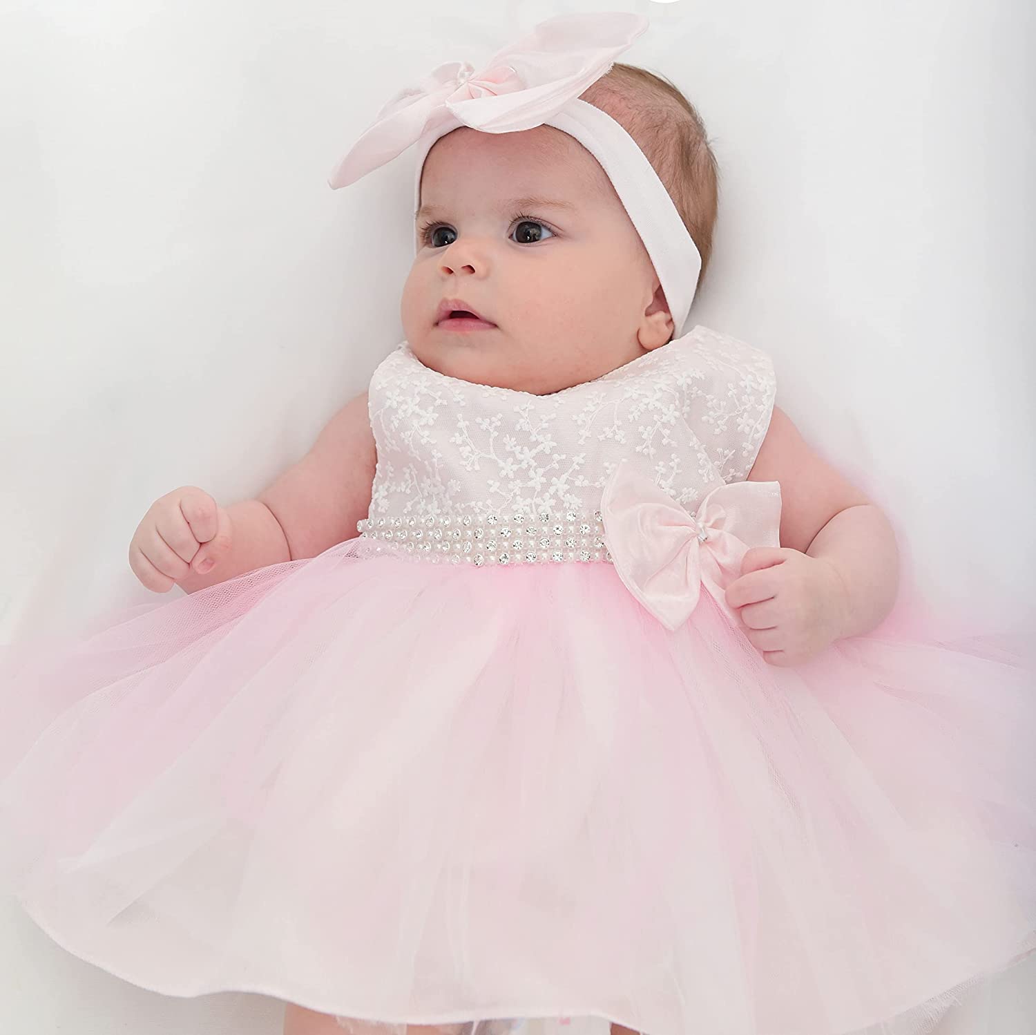 3 Piece Lace Tulle Party Outfit for Baby Girls Perfect for Pageants