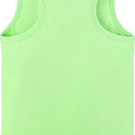 Girls' Soft Solid Cotton Blend Racerback Tank Top / 5 to 7 Years LILAX