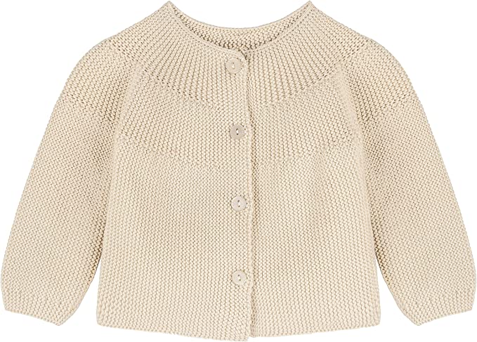 Baby Girl Knit Cardigan Long Sleeve Sweater