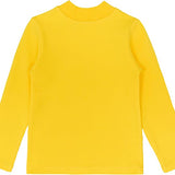 Girls' Basic Mock Turtleneck Long Sleeve Cotton Solid T-Shirt / 5 to 8 Years LILAX