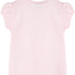 Girls' Basic Cotton T-Shirt  Short Puff Sleeve Crewneck / 8 to 10 LILAX