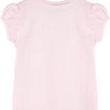 Girls' Basic Cotton T-Shirt  Short Puff Sleeve Crewneck / 8 to 10 LILAX