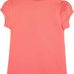 Girls' Basic Cotton T-Shirt  Short Puff Sleeve Crewneck / Toddler LILAX