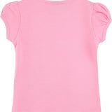 Baby Girls' Basic Short Puff Sleeve Round Neck T-Shirt / 6 to 12 Months LILAX