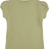 Baby Girls' Basic Short Puff Sleeve Round Neck T-Shirt / 6 to 12 Months LILAX