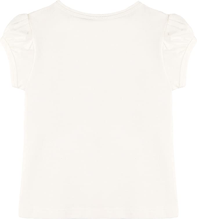 Baby Girls' Basic Short Puff Sleeve Round Neck T-Shirt / 12 to 24 Months LILAX